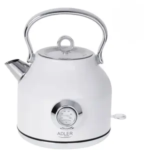 Comparateur de prix : Adler AD 1346 Bouilloire électrique blanc avec thermomètre 1,7L STRIX