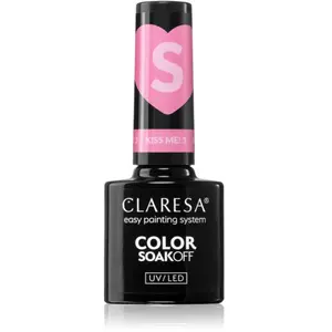 Claresa, Vernis à ongles, Kiss Me! Vernis à ongles UV 5ml - Lot de 3 (Rose, Vernis semi-permanent) pas cher