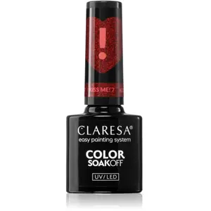 Claresa, Vernis à ongles, 7 Kiss Me! Vernis à ongles UV 5ml (Rouge, Ve... pas cher