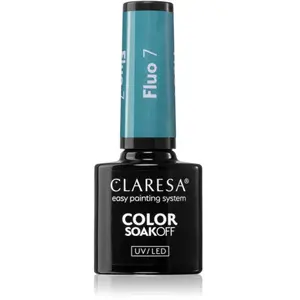 Claresa, Vernis à ongles, 7 Vernis à ongles UV fluorescent 5ml (Bleu, Vernis semi-permanent) pas cher