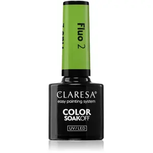 Claresa, Vernis à ongles, Vernis à ongles Fluo UV 5ml - Lot de 2 (Vert... pas cher