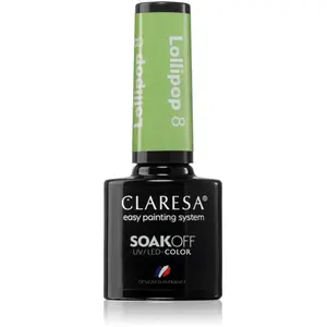 Claresa, Vernis à ongles, Lollipop Vernis à ongles UV 5ml - Paquet de 8 (Vert, Vernis couleur) pas cher