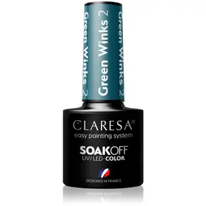 Claresa, Vernis à ongles, Green Winks Vernis à ongles UV 5ml - Lot de ... pas cher