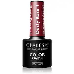 Claresa, Vernis à ongles, Soak Off UVLED Dusty Rose Hybrid Gel Polish 004 5g (Rose poussiéreuse, Vernis couleur) pas cher