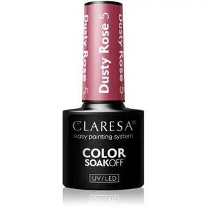 Claresa, Vernis à ongles, Vernis à ongles Dusty Rose UV 5ml - Paquet d... pas cher