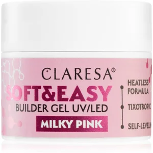 Claresa, Lotion pour le corps, Builder Gel Soft & Easy Milky Pink 12g pas cher