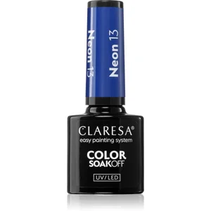 Claresa, Vernis à ongles, Vernis à ongles Neon UV 5ml - Paquet de 13 (Bleu, Vernis gel UV) pas cher