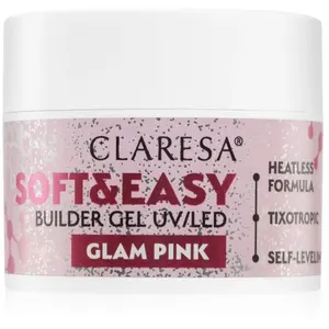 Claresa, Lotion pour le corps, Builder Gel Soft and Easy Glam Pink 12g pas cher