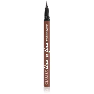 Claresa, Eyeliner + khôl, Line So Fine Eyeliner Brown (Marron) pas cher