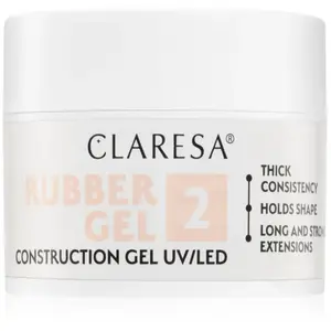 Claresa Rubber Gel 2 Soft Pink 45gr. pas cher