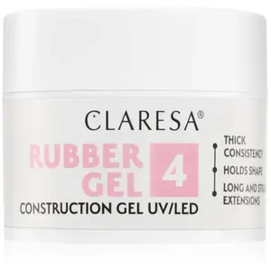 Claresa Rubber Gel 4 Warm Pink 45gr. pas cher