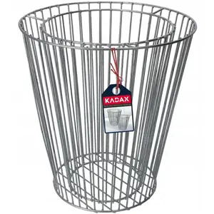 KADAX Pot de Fleur de Jardin en Gabion, Acier Galvanisé, 45 cm pas cher