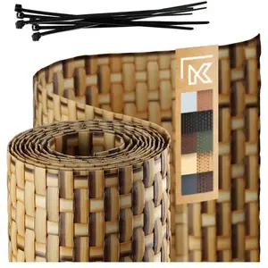 KADAX Ruban de clôture pour panneaux de clôture 19 cm 2,55 m Couvertur... pas cher