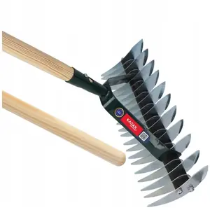 KADAX Scarificateur Manuel avec Manche en Bois et Tête en Acier Aérate... pas cher