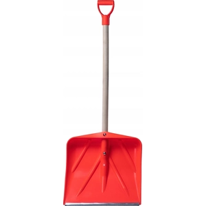 KADAX Sneeuwschep, schep met houten steel, sneeuwschuiver met ergonomi... pas cher