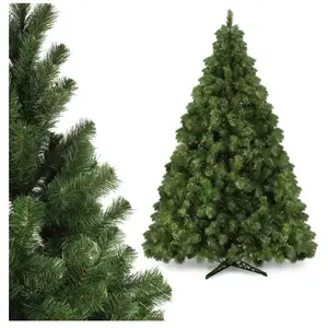 KADAX Sapin de Noël artificiel en plastique PVC avec support, arbre de... pas cher
