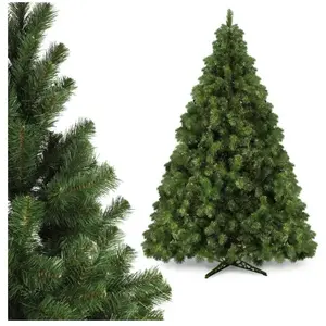 KADAX Sapin de Noël 220 cm - Sapin artificiel en PVC - Avec béquille -... pas cher