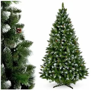 KADAX Sapin de Noël artificiel Diamond, enneigé, 220 cm, épaisseur pas cher