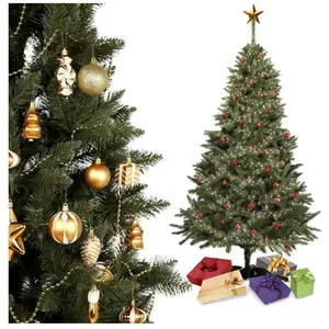 KADAX Sapin de Noël artificiel Epicéa 220 cm Naturel Caucasien pas cher
