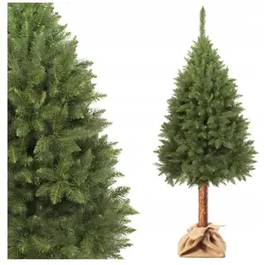KADAX Sapin de Noël Artificiel sur Tronc, 180 cm, Epicéa Naturel pas cher