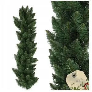 KADAX Guirlande de sapin de Noël 112 cm vert épais pas cher