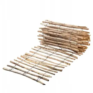 KADAX Clôture de Jardin Clôture Noisetier 500x100 4-6cm pas cher