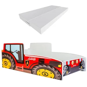 KOBI - TRAKTOR CZERWONY 140x70 - Lit enfant Tracteur rouge 140x70 pas cher