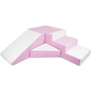 Set de 4 blocs en mousse pour le jeu blanc, rose (pastel)
