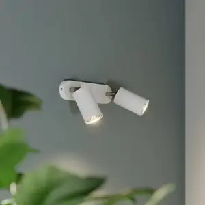 EULUNA Spot Mural Eye Spot À 2 Lampes, Blanc pas cher