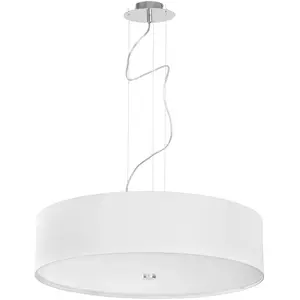 Comparateur de prix : Suspension - NOWODVORSKI - Viviane - Blanc - 63 cm - 3 ampoules E27 - Design contemporain