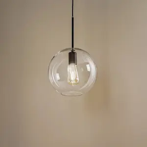 Lyora Suspensions Sphere 1 E27 Transparente Nowodvorski 7850 pas cher