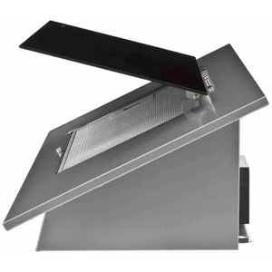 Akpo - wk-4 nero eco 60 applique murale gris, verre noir pas cher