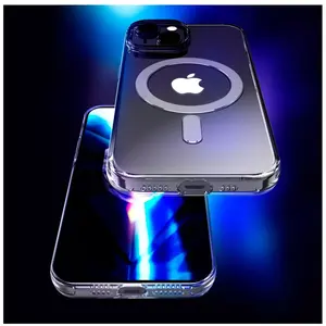 3MK Etui EverClear MagCase do Apple iPhone 15 (Apple iPhone 15), Coque pour téléphone portable, Transparent pas cher