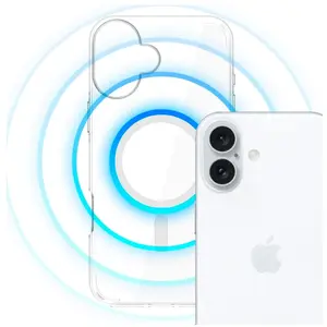 3MK Etui EverClear MagCase do Apple iPhone 16 (Apple iPhone 16), Coque pour téléphone portable, Transparent pas cher