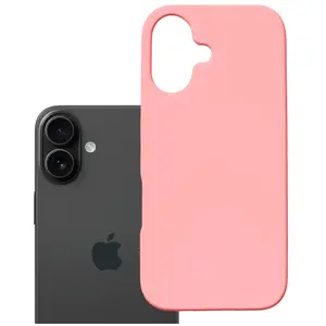 3MK Etui Hardy MagSilicone do Apple iPhone 16 ró owy (Apple iPhone 16), Coque pour téléphone portable, Rose pas cher