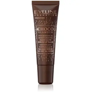 Eveline Cosmetics Choco Glamour voedende en hydraterende lippenbalsem-serum voor overdag 12ml pas cher