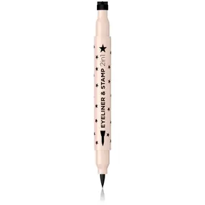 Eveline, Eyeliner + khôl, Eyeliner & Stamp Pen 2In1 02 Star pas cher
