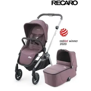 Poussette 3 en 1 Recaro Sadena avec siège promenade + nacelle + nacelle légère pas cher