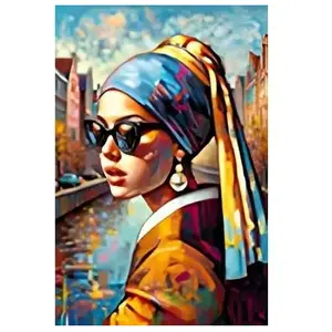 CherryPazzi Girl with a Pearl Puzzel 1000 Stukjes pas cher