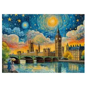 CherryPazzi Impressionist Sky over London Puzzel 1000 Stukjes pas cher