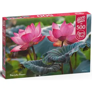 CherryPazzi Pink Lotus Flowers Puzzel 500 Stukjes pas cher