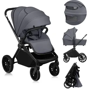 Lionelo Mika Plus - Kinderwagen 2in1 - XXL SET - Veelzijdig en jaarron... pas cher