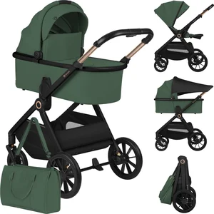 Lionelo Layla - Kinderwagen 2in1 - XXL SET - Veelzijdig en jaarrond - ...
