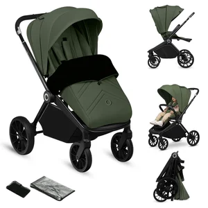 Lionelo Mika Plus Kinderwagen - All-Terrain Wielen - Lichtgewicht - Ve...