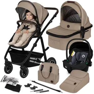 Poussette combinée 3en1 LIONELO Amber - Pack poussette canne Nacelle S... pas cher