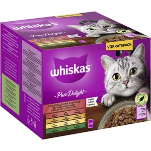 Mégapack Whiskas 1+ Marmiton 48 x 85 g pour chat - Sélection classique... pas cher