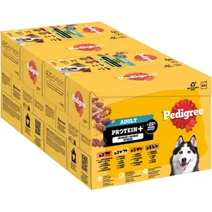 Pedigree Adult in Gelei Protein+ Maaltijdzakjes Multipack - 12x85 gr pas cher