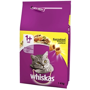 ‎Whiskas 14kg Whiskas 1 +, poulet - Croquettes pour chat pas cher