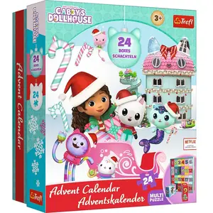 Trefl Calendrier De L'Avent Gabby'S Dollhouse 93613 pas cher