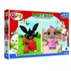 Trefl 2 Puzzles - Baby Maxi Puzzle - Bing 43002 pas cher